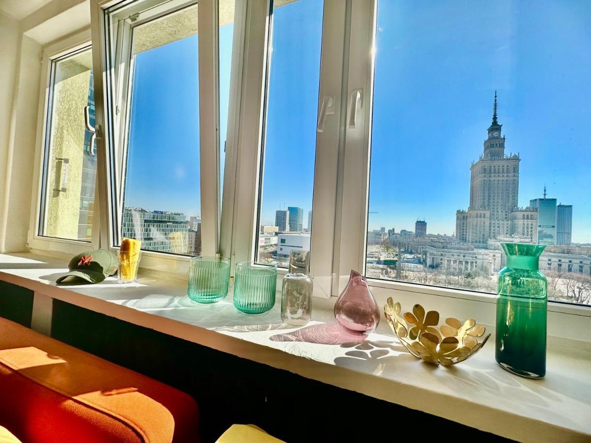 Super Apartament Brown 2X Metro Nowy Wifi Netflix Spotify Panorama Miasta Варшава Экстерьер фото